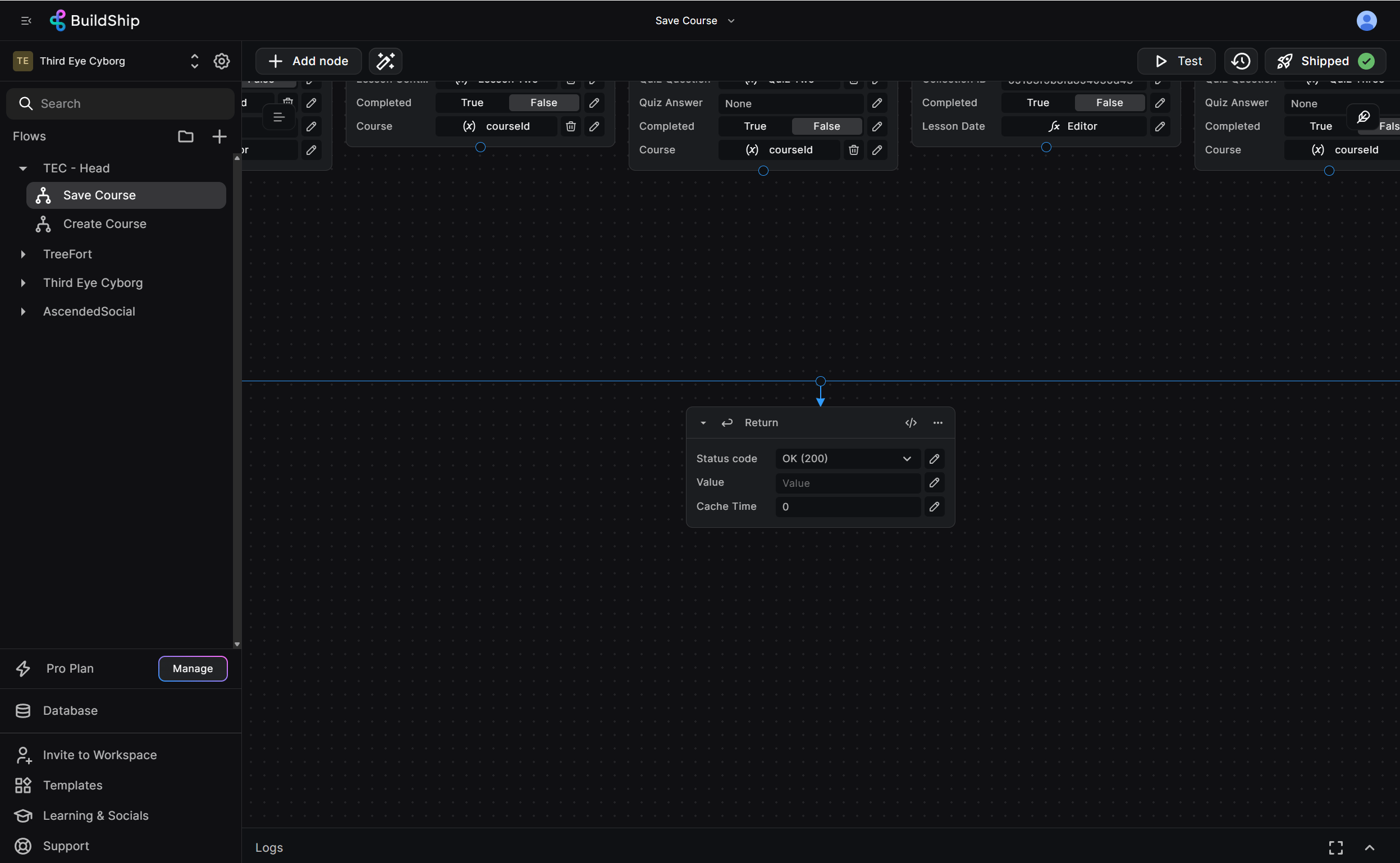 BuildShip Platform Screenshot